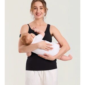 Black Nursing Tank Top